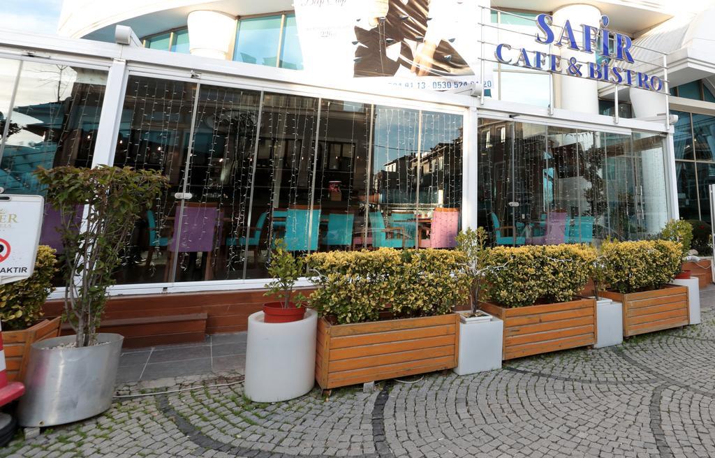 Eser Premium Hotel & Spa Büyükçekmece Exterior foto Café & Bistro